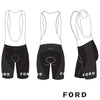 CYCLING SHORTS FORD - REDTED - BLACK