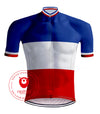 Retro cycling outfut French Champion Tricolore - REDTED