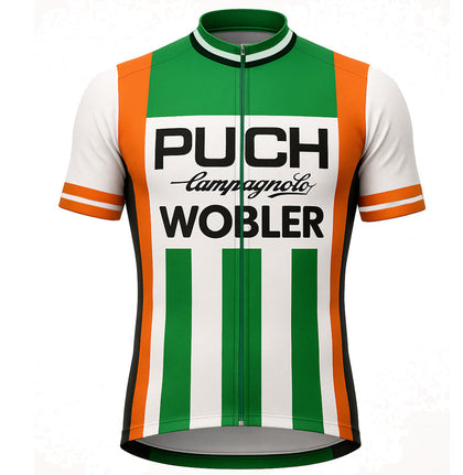 Retro Cycling Jesery Puch Campagnolo Sem - White/Green
