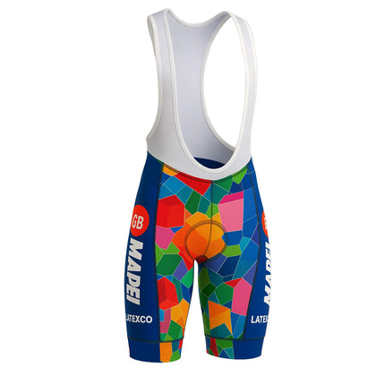 Retro Cycling Shorts Mapei - REDTED - Black