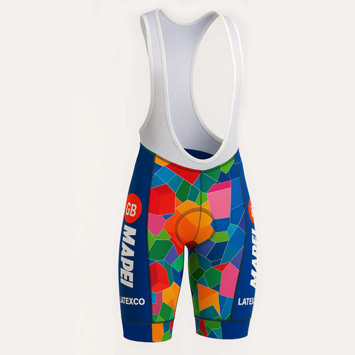 Retro Cycling Shorts Mapei - REDTED - Black
