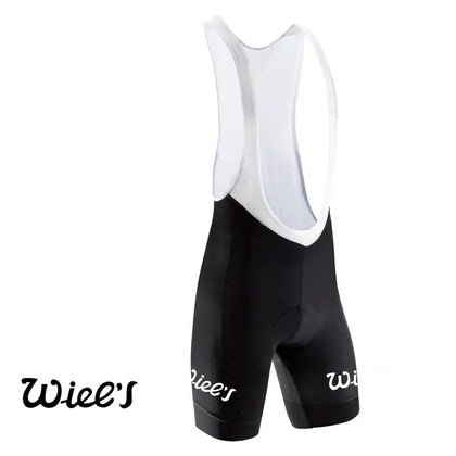 Retro Cycling Shorts Wiel's Groene Leeuw - REDTED - Black