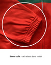 Retro Cycling Jacket (FLEECE) La Casera Red - REDTED