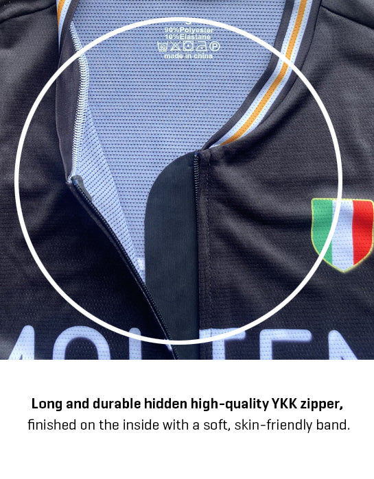 Retro Women Cycling Jersey Molteni Black - REDTED