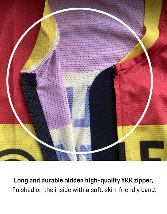 Retro Women Cycling jersey TI-RALEIGH Red - REDTED