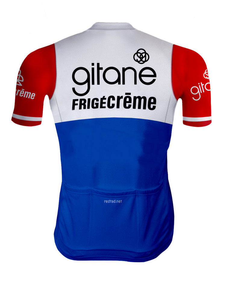 Retro Cycling Outfit Gitane FrigeCreme - REDTED