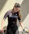 Retro Women Cycling Jersey Molteni Black - REDTED