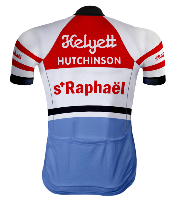 RETRO CYCLING OUTFIT Saint-Raphaël RED/BLUE - REDTED