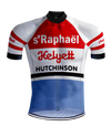 RETRO CYCLING OUTFIT Saint-Raphaël RED/BLUE - REDTED