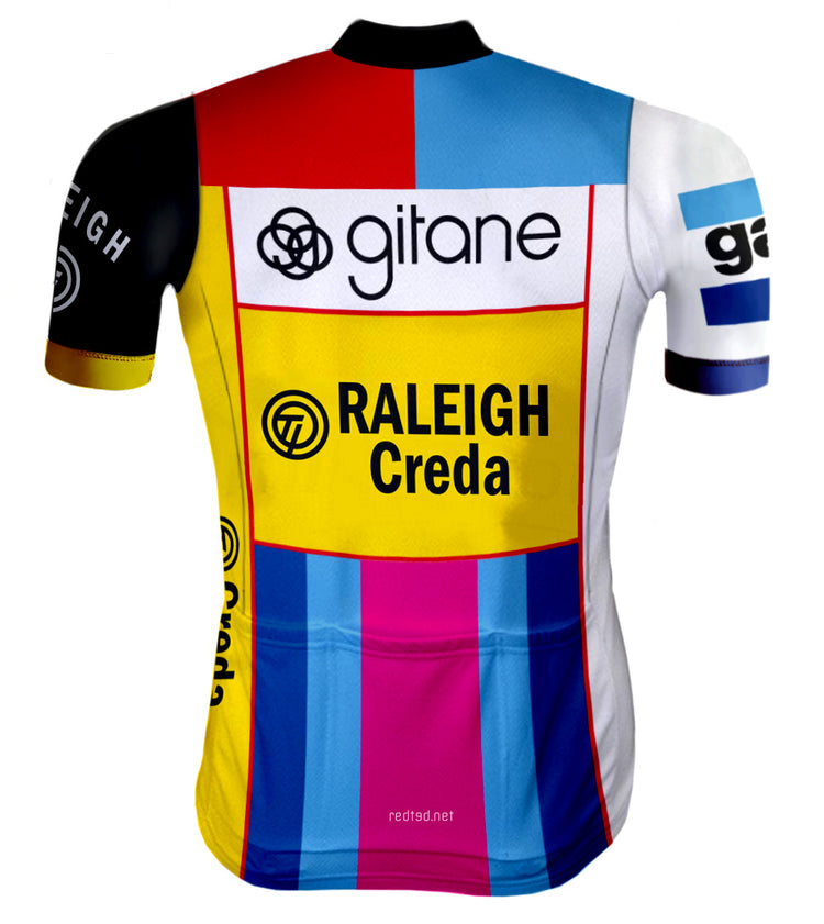 Retro Cycling Jersey 'Monsieur Tour' van REDTED (leverbaar eind februari 2025)