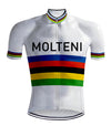 Retro Cycling Outfit Molteni Rainbow - RedTed