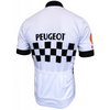 Retro Cycling Outfit Peugeot - White/Black