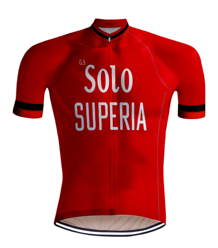 Retro Cycling Outfit Solo Superia Red - RedTed