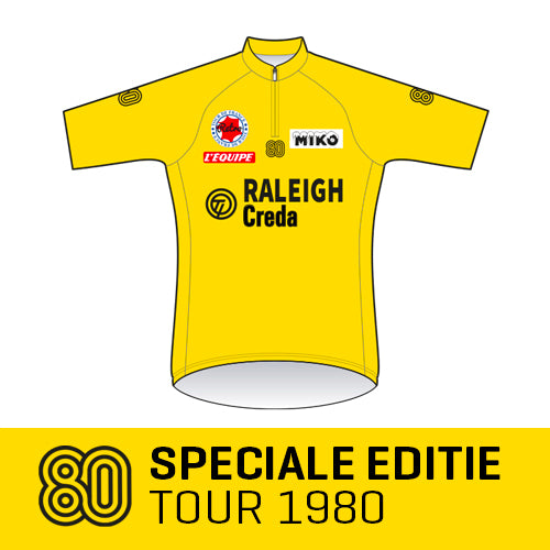 Yellow '80' jersey - Joop Zoetemelk - Gruppo Sportivo