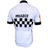 Retro Cycling Jersey Peugeot - White
