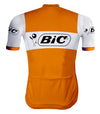Retro cycling jersey Bic Orange - REDTED