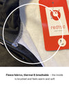 Retro Cycling jacket (fleece) Molteni Black - RedTed