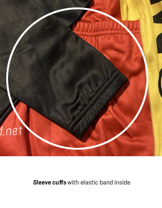 Retro Cycling Jersey TI-Raleigh Long Sleeves Red - RedTed
