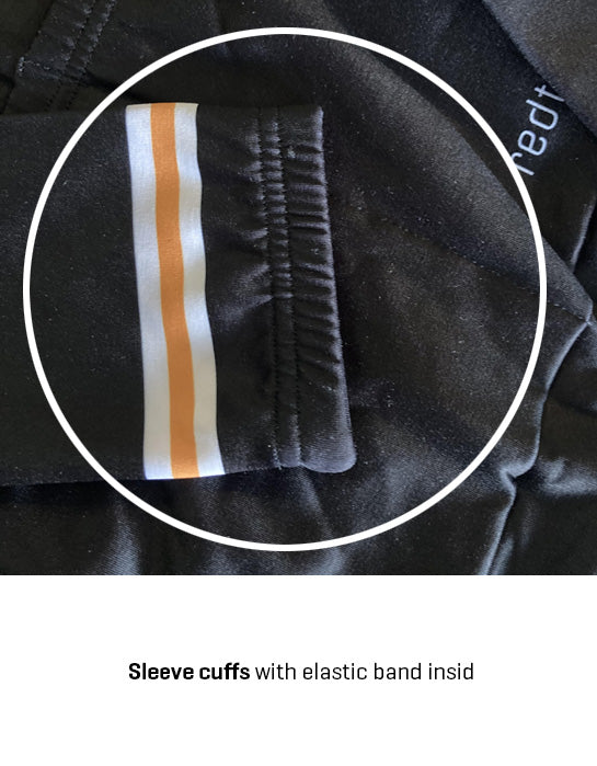 Retro Cycling jacket (fleece) Molteni Black - RedTed