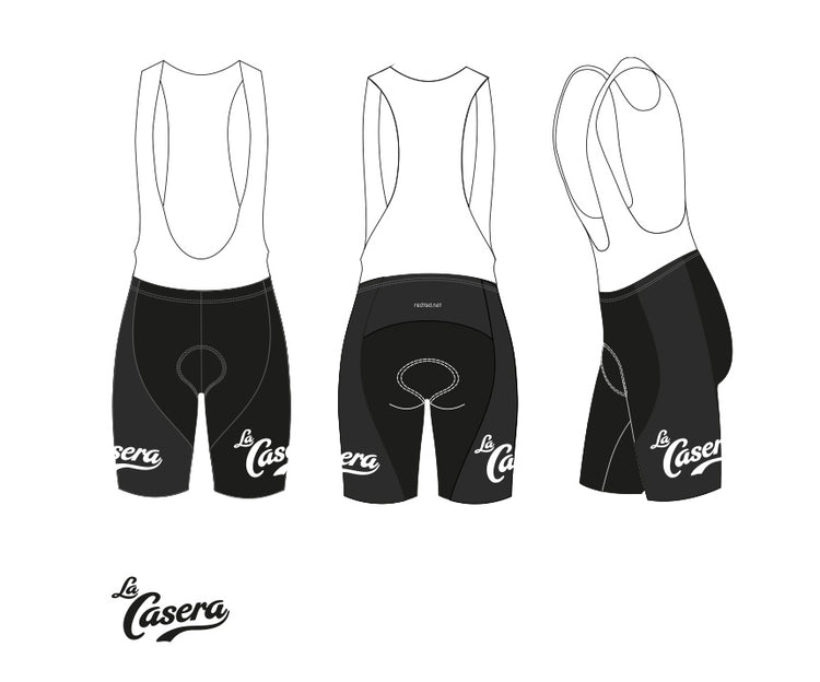 RETRO CYCLING SHORTS LA CASERA - REDTED