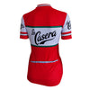 Retro Cycling Jersey Woman La Casera - Red