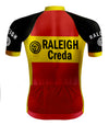 Retro Cycling jersey TI-RALEIGH Red - REDTED