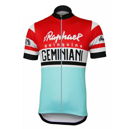 Retro Cycling Jersey Saint-Raphaël - Red/Blue