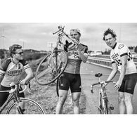 REDTED CYCLING JERSEYS IN A PHOTO REPORT BY JOSEFIENE DEGENAAR
