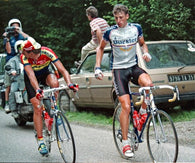 TEAM MANAGERS PETER POST AND JAN RAAS BURY HATCHET