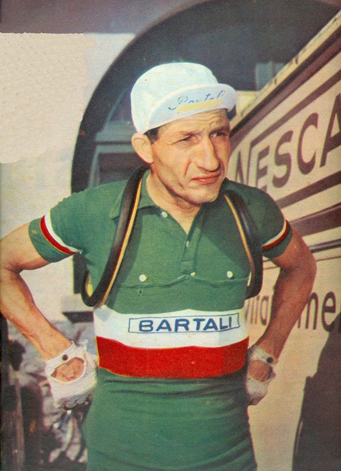Retro Cycling Jersey Gino Bartali REDTED