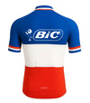 Retro cycling jersey Bic Orange - REDTED 