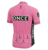 Retro Cycling Jersey ONCE - Pink