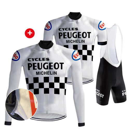 Retro Combination Set Peugeot White/Black - REDTED
