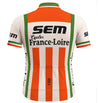 Retro Cycling Jersey Sem - Red/White/Green - Gruppo Sportivo