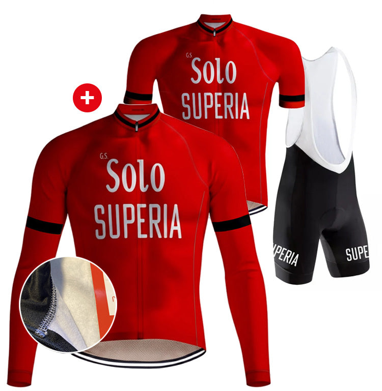 Retro Combination Set Solo Superia Red - REDTED