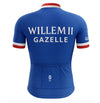 Retro Cycling Jersey Willem II-Gazelle - Blue - Gruppo Sportivo