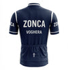 Retro Cycling Jersey - Limited Edition Zonca - blue - Gruppo Sportivo