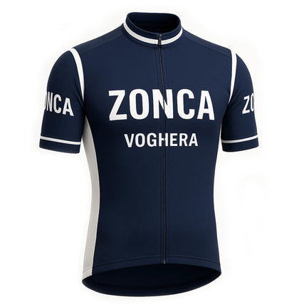 Retro Cycling Jersey - Limited Edition Zonca - blue