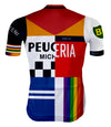 Retro Cycling Jersey Eddy Le Cannibale - REDTED
