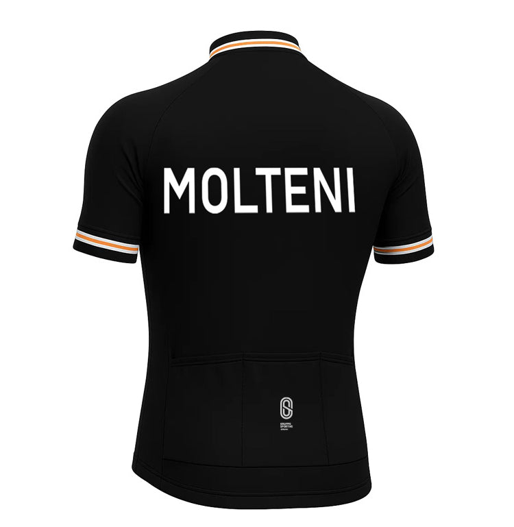 Retro Cycling Jersey Molteni - Black