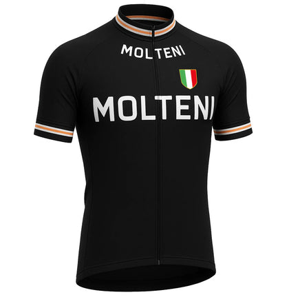 Retro Cycling Jersey Molteni - Black