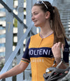 Retro Women cycling jersey Molteni Orange - RedTed