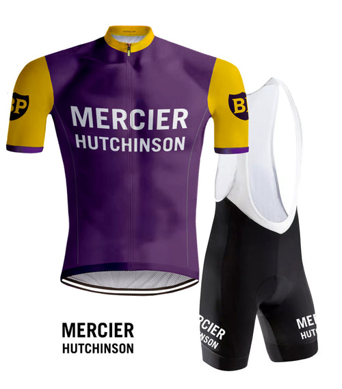 RETRO CYCLING OUTFIT Mercier Hutchinson - REDTED