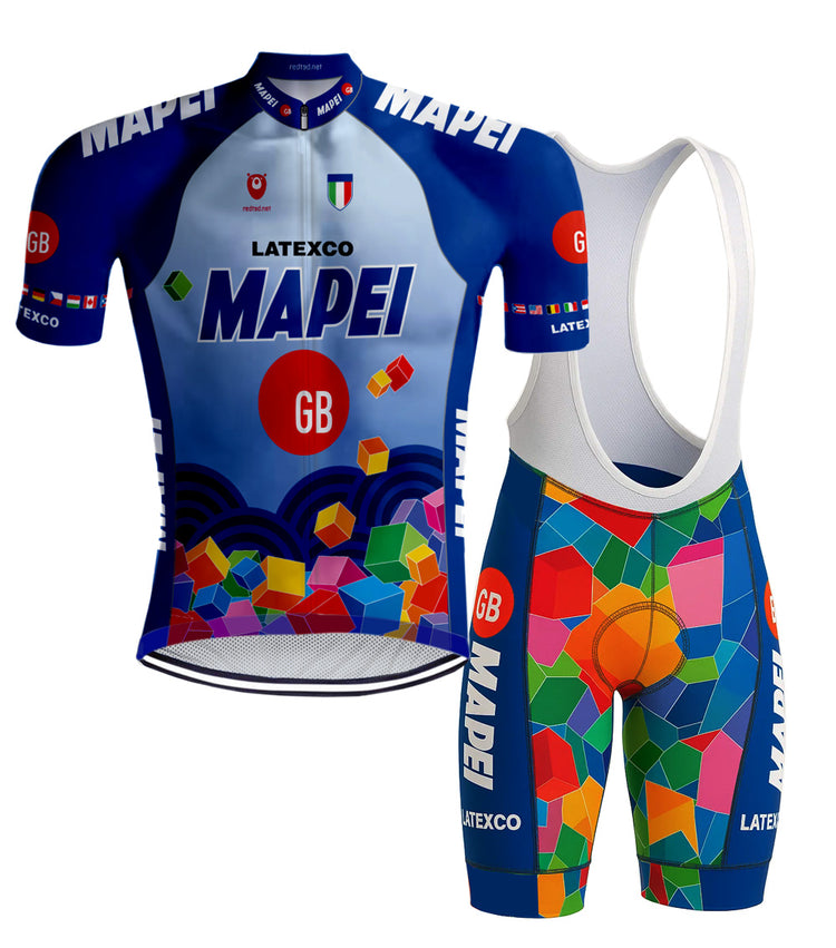 Retro cycling Outfit Mapei - REDTED