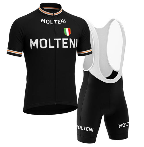 Retro cycling kit Molteni Arcore – Black Gruppo Sportivo