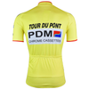 Retro Cycling Jersey PDM - Yellow