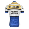 Retro Cycling Jersey Pelforth Lejeune - White/Blue