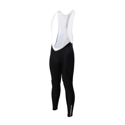 Long Cycling Tights (fleece) - REDTED - Black