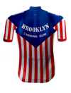 RETRO CYCLING JERSEY BROOKLYN Blue/Red - REDTED