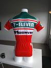 Retro Cycling Jersey 7-Eleven - Red/Green